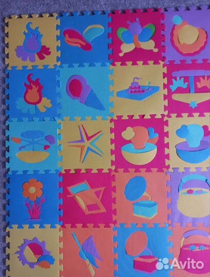 Мягкий коврик пазл