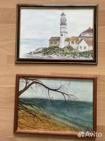 Картины акварелью и акрилом