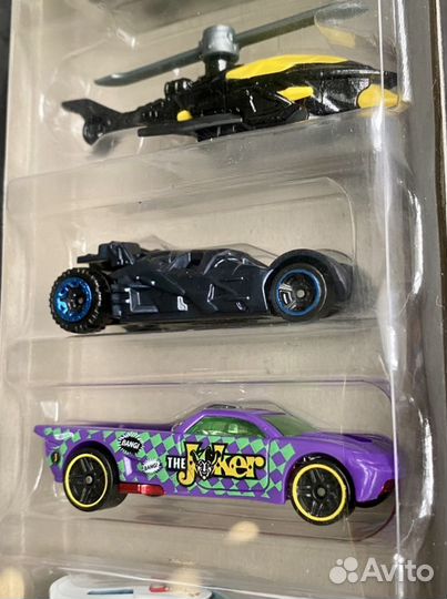 Набор 5 машинок Hot wheels Batman