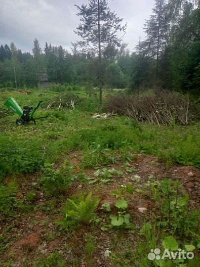 Расчистка участка, дробление веток