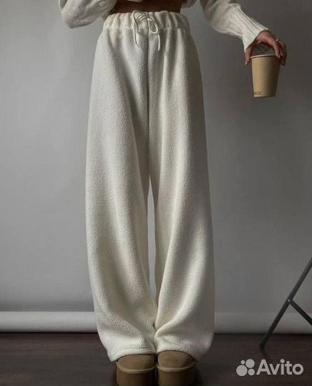 Штаны теплые женские палаццо новые