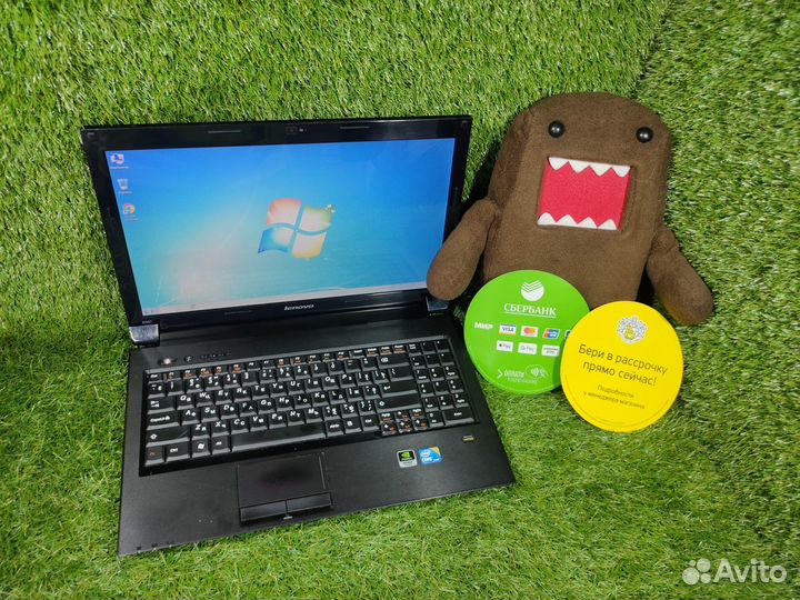 Lenovo на i3 с новой батарейкой для учёбы и офиса