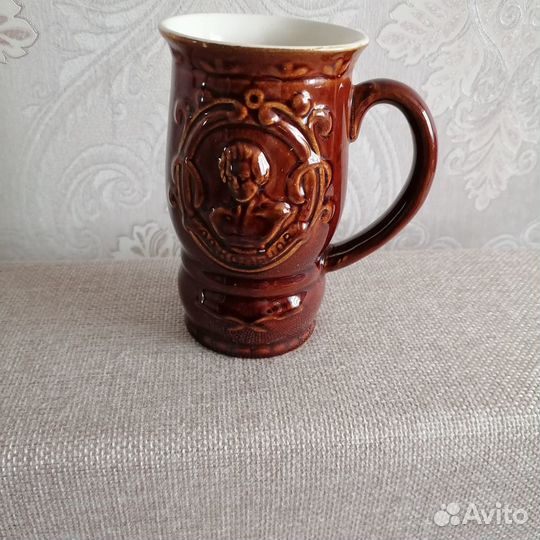 Керамическая пивная кружка