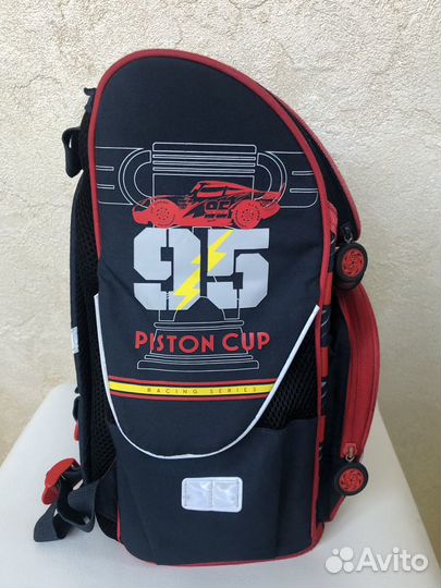 Ранец+пенал школьные Erhaft Тачки