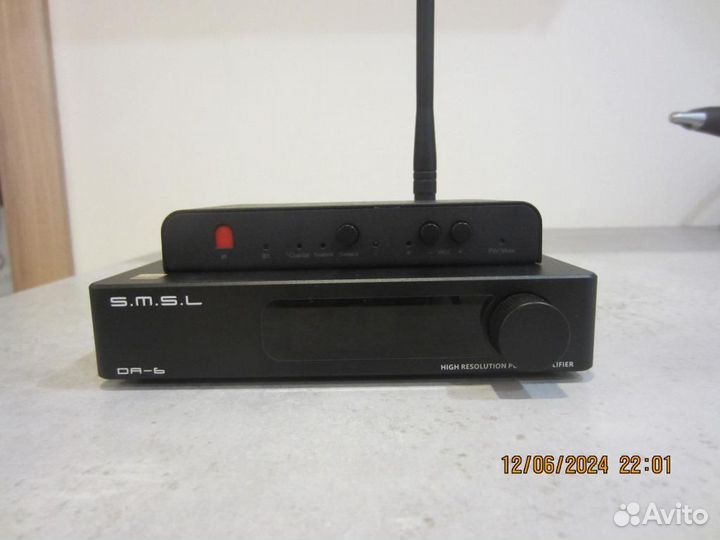 Комплект: цап с блютуз Prozor+усилитель smsl DA-6