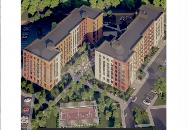 2-к. квартира, 56,4 м², 2/6 эт.