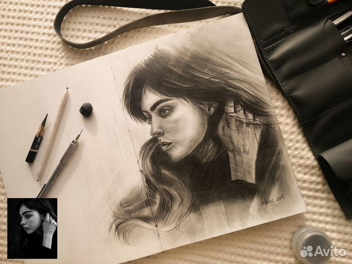 Портрет по фото / Художник