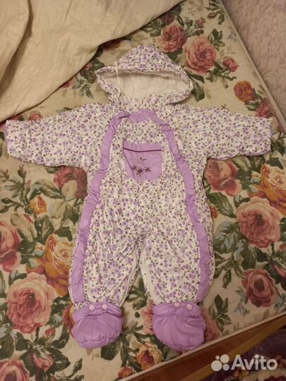 Весенний комбинезон для девочки 74-80