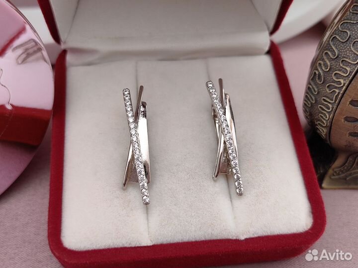 Серьги ассиметричные 