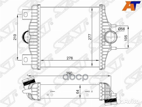 Интеркуллер land rover range rover 12/range RO