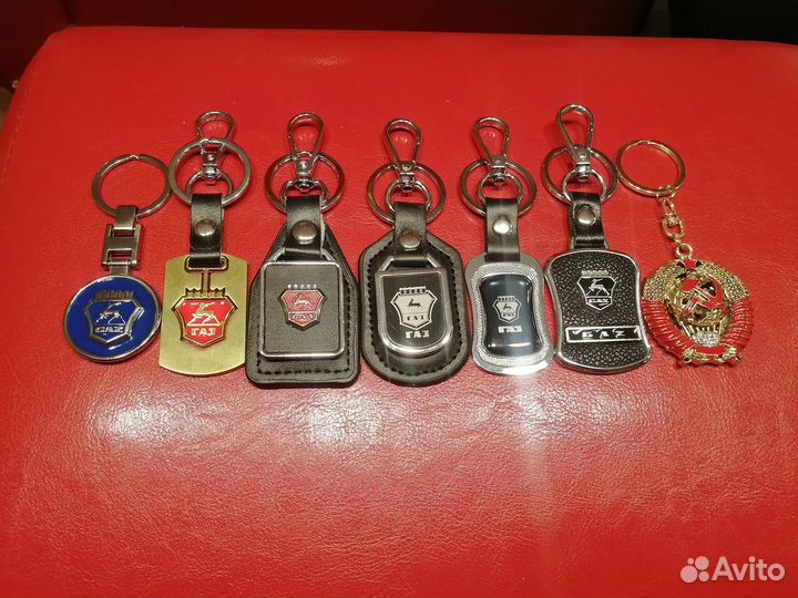 Новые брелоки ключей газ Волга Чайка зим