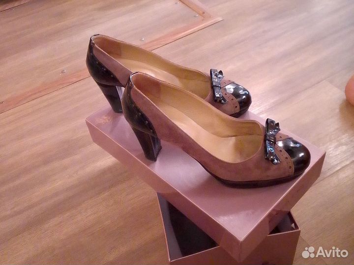 Туфли женские 37 размер натуральная кожа италия