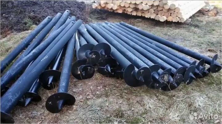 Сваи винтовые изготовление,монтаж