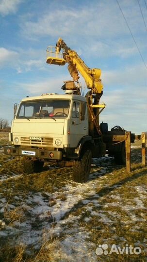 Бурильно-крановая машина КАМАЗ БКМ-516 (Шасси КАМАЗ-43260С), 1997