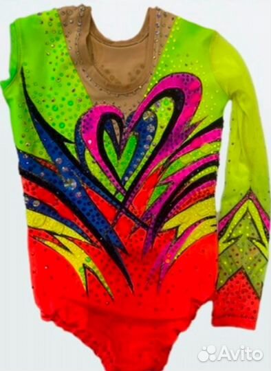 Купальник для спортивной аэробики на рост 116-122