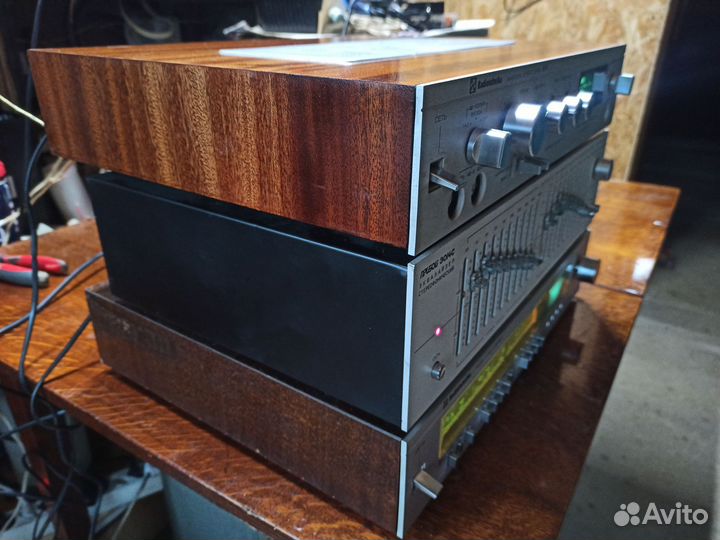 Усилитель радиотехника у 101,прибой, тюнер