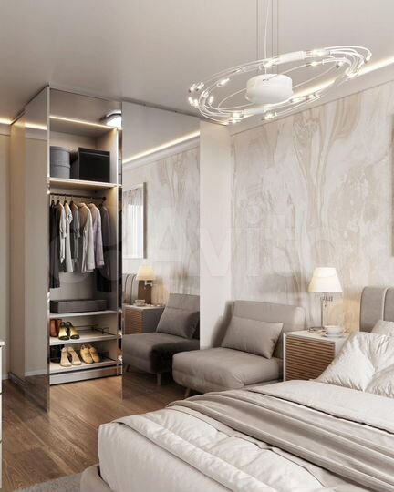 2-к. апартаменты, 85 м², 62/97 эт.