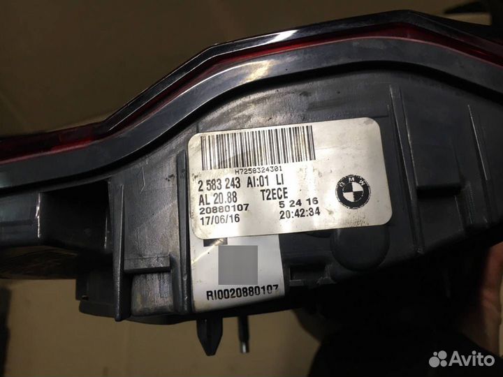 Фонарь крышки багажника левый BMW 7 G11/G12 2017