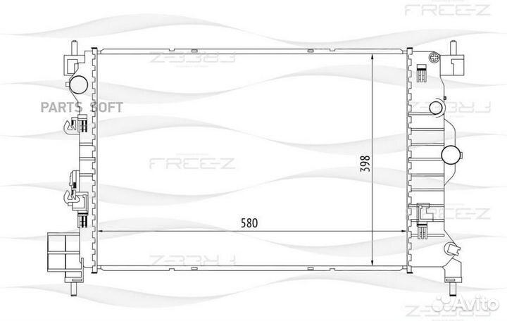 Free-Z KK0143 Радиатор