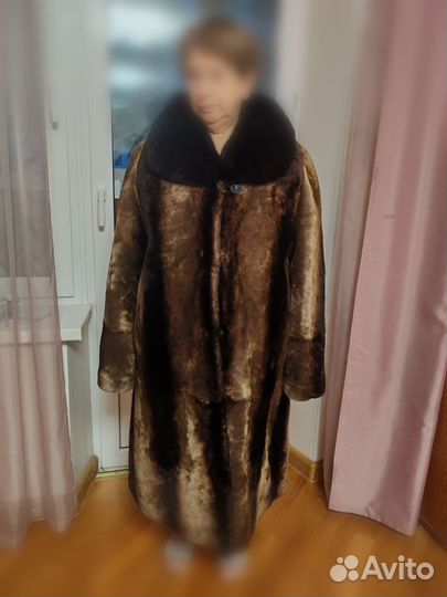 Шуба из мутона