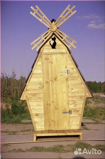 Дачный туалет с установкой Я292