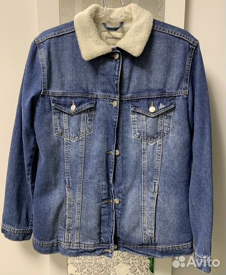 Джинсовая куртка stradivarius