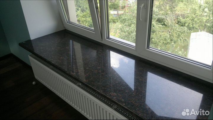 Подоконник из мрамора и гранита