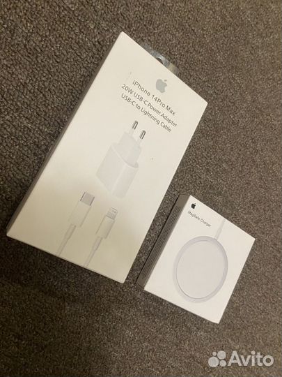 iPhone зарядка и провод 20w с пломбой