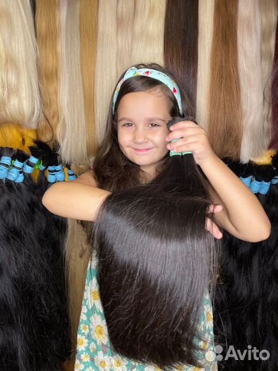 Волосы для наращивания шоколад