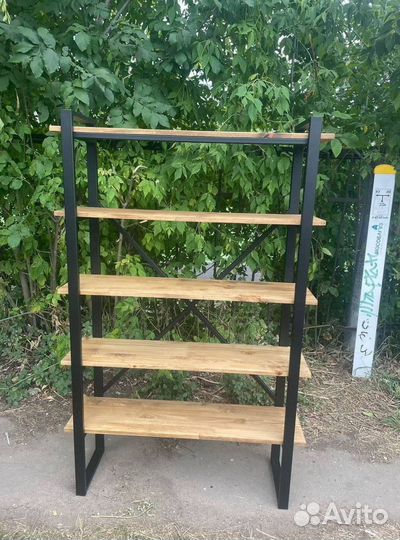 Стеллаж в стиле лофт для офиса