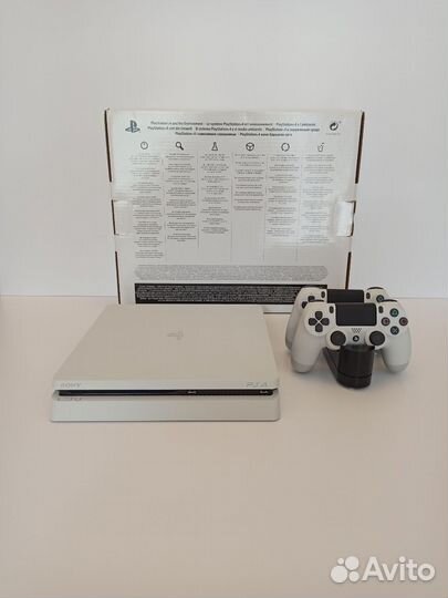 Редкая PS4 Slim Белая
