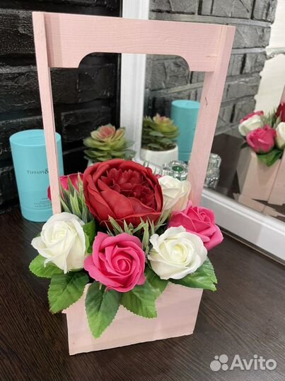 Красивый букет роз