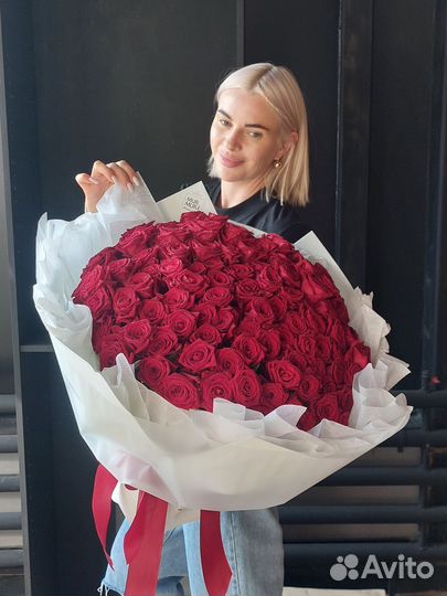 Букет 101 роза с доставкой