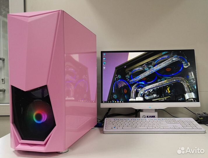 Корпус 1Stplayer DK-3 White 3xFan RGB (Новый)