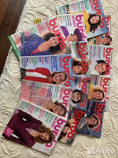 Журналы Burda 1988 и 1989 год