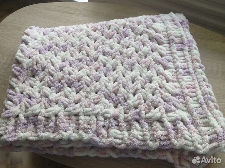 Плед детский вязаный ручная работа