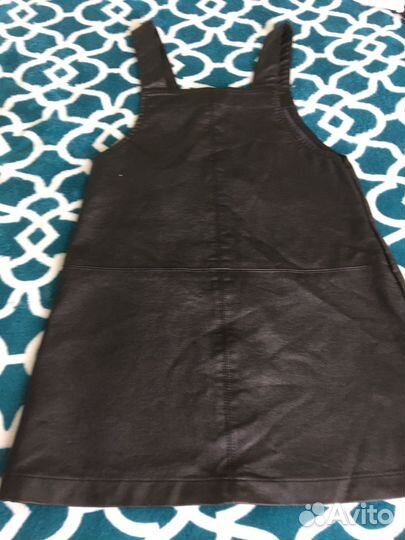 Сарафан из кожи для девочки 9-10лет