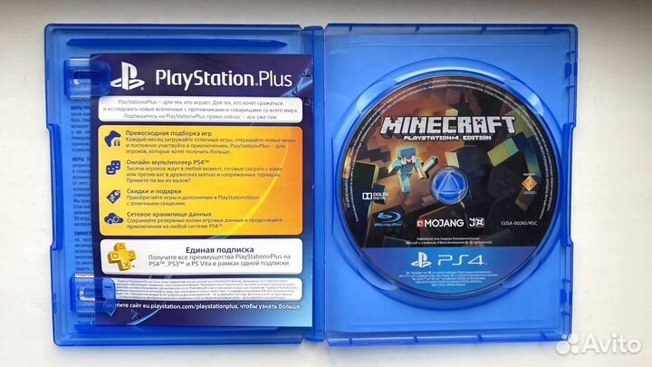 Minecraft ps4 диск