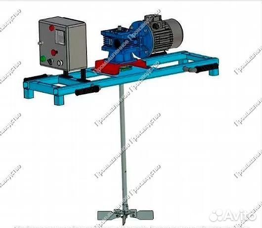 Мешалка для еврокуба/емкости 1,5 кВт