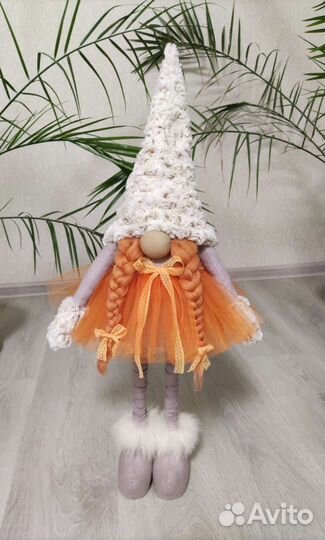 Скандинавский рождественский гном новогодний подар