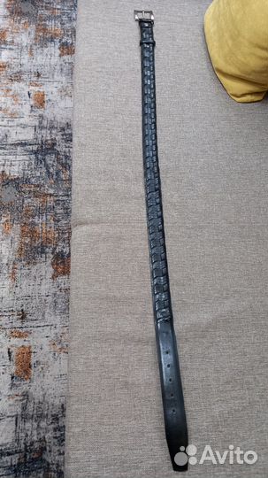 Мужской кожаный ремень 113 см