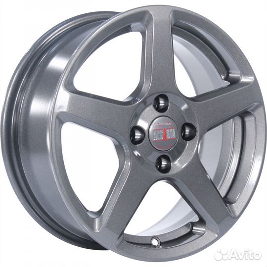 R15 4x100 6J ET37 D60,1 Alcasta M62 graphite