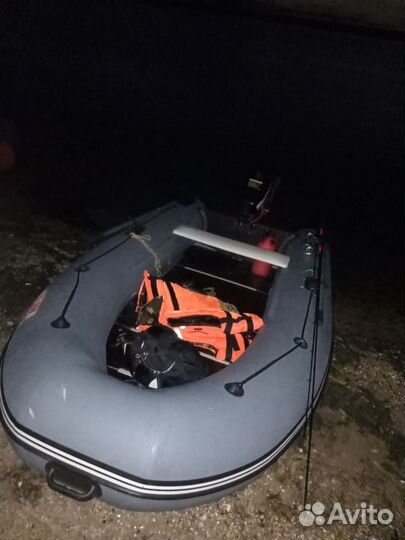 Надувная лодка с мотором бу