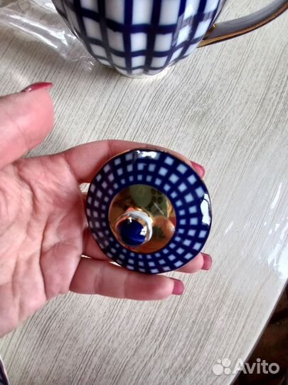 Сервиз Кобальтовая клетка лфз