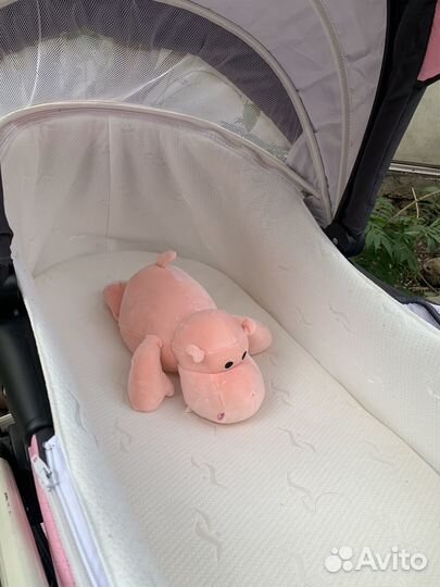 Детская коляска verdi pepe eco 3 в 1 розовая