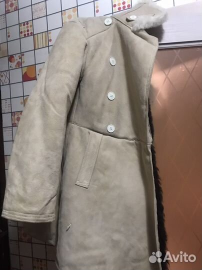Тулуп из овчины армейский