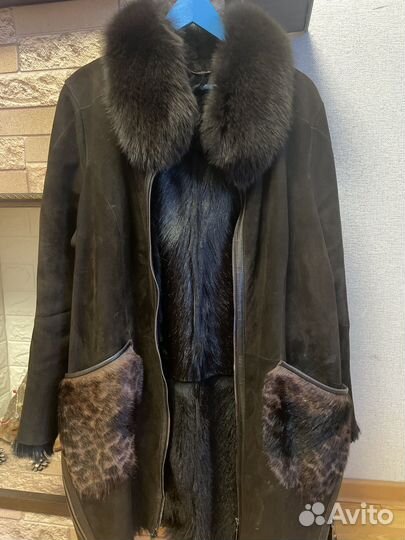 Дубленка натуральная женская 50 52