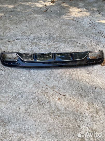 Диффузор на задний бампер w217