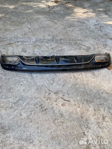 Диффузор на задний бампер w217