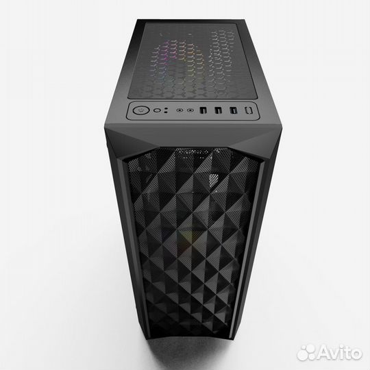 Компьютерный корпус Powercase diamond Mesh LED TG